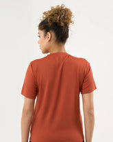 Women's AUSM5X™ Mesh Tee - Burnt Orange